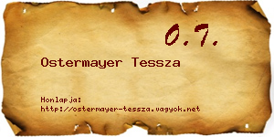 Ostermayer Tessza névjegykártya